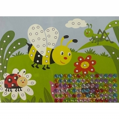 Мозаика из страз мини 17,5х13 см. "НАСЕКОМЫЕ", Китай