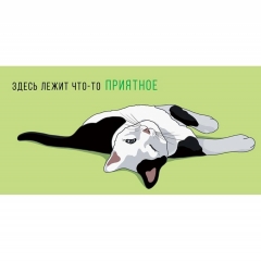 Конверт д/денег "Здесь лежит что-то приятное" (810), Арт&Дизайн. РФ