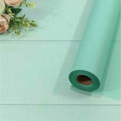 Плёнка 58см., 800г., матовая однотонная 55мкм., Магическая мята, OMG gift, Китай