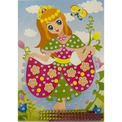 Мозаика из страз 26х19см., "ПРИНЦЕССА-1", Китай