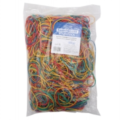 Банковская резинка 60мм., цветная, 1000г Profit, Китай