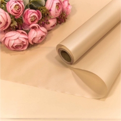 Плёнка 0,58х10м.с перламутровым отливом 50мкм., Пудровый, OMG gift, Китай