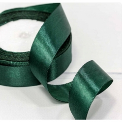 Лента атласная (сатин) 2,5 см. /25 ярдов (+/-10%), Изумрудный, OMG gift, Китай