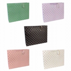 Пакет 50х40х15см. "С тиснением" (микс), 210 г., OMG Gift, Китай