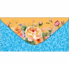 Конверт д/денег Цветы (810), Арт&Дизайн. РФ