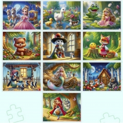 ПАЗЛЫ 12 элементов. ДОБРЫЕ ИСТОРИИ/Микс (10 шт в шоубоксе). ООО "Рыжий Кот", РФ