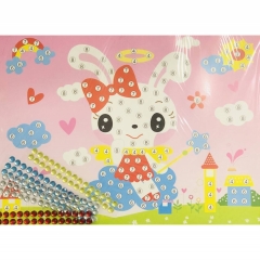 Мозаика из страз 26х19см., "ЗАЙКА", Китай