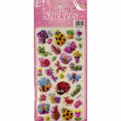 Наклейка дутик 10х23,5см. "Букашки", Китай
