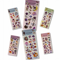 Наклейка дутик 10х22см. "Космос" в ассортименте, Китай