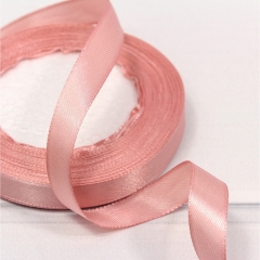 Лента атласная (сатин) 1,2 см. / 25 ярд.,  Грязно-розовый, OMG gift, Китай