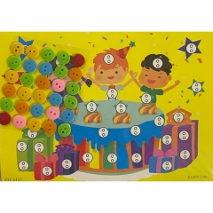 Мозаика из пуговиц мини 18х13 см. "ПРАЗДНИК", Китай