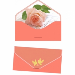 Конверт для денег (19х9см.), "Нежное прикосновение" СВАДЬБА (Soft Touch, фольга, цветной оборот), "Стильная открытка", РБ