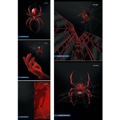 Тетрадь А5,48/кл. (белая бумага) "СПАЙДЕР", "Prof-Press", РФ