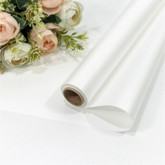 Плёнка 0,58х10м., глянцевая "Корейская", 55мкм., Белый, OMG gift, Китай