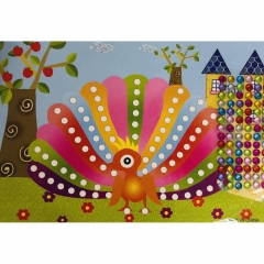 Мозаика из страз 26х19см., "ПАВЛИН", Китай