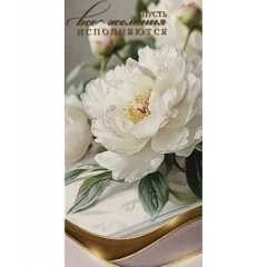 Конверт для денег "Пусть все желания исполняются", "Стильная открытка", РБ