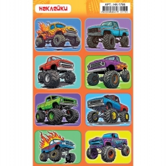 Наклейки д/украшения А6 (20шт.)  "Бигфуты", "Принт Плюс"(Лис), РФ Наклейки д/украшения А6 (20шт.)  "Бигфуты", "Принт Плюс"(Лис), РФ