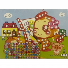 Мозаика из страз мини 17,5х13 см. "ОБЕЗЬЯНКА", Китай