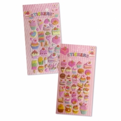 Наклейка дутик (д/украшения) 11х22см. СЛАДОСТИ в асс., Китай