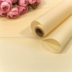 Плёнка 0,58х10м.с перламутровым отливом 50мкм., Персиковый-2, OMG gift, Китай