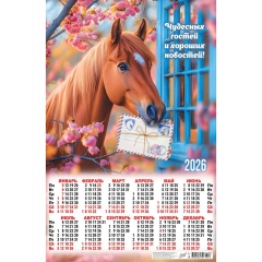 Календарь А2. "Символ года. Хороших новостей",  ООО "Белая ворона", РФ