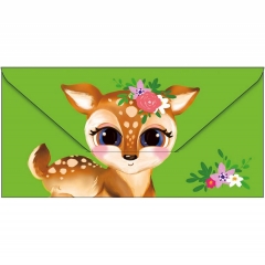 Конверт д/денег  ОЛЕНЁНОК (810), "Арт&Дизайн", РФ