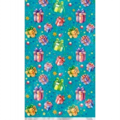 Пакет подарочный (фольга)  20х35 см. "НГ.  СЮРПРИЗ ИЗ МЕШКА". ВОРР, ООО "ИнтерПак", РФ