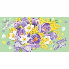 Конверт для денег, 8 марта "Весны, красоты", Мир открыток, РФ