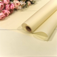 Плёнка 0,58х10м., матовая однотонная 50мкм., Бежевый, OMG gift, Китай