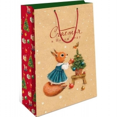 Пакет 11,5х14,5х6см. "Счастья в новом году", "Арт&Дизайн", РФ/пр-во: Китай Пакет 11,5х14,5х6см. "Счастья в новом году", "Арт&Дизайн", РФ/пр-во: Китай