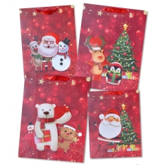 Пакет ЛЮКС 31х40х12см, "НГ" (Аппликация, блёстки) в асс., Китай