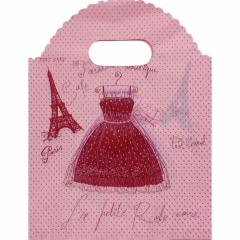 Пакет ПВД 18х24 с вырубной ручкой (50 шт.). ПАРИЖ,  Китай