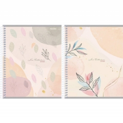 Тетрадь А5 48л./клетка, цв.спираль,  "ПАСТЕЛЬНЫЙ МИНИМАЛИЗМ", "Prof-Press", РФ