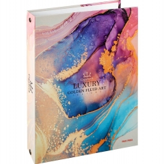 Тетрадь 80л./кл., (на кольцах) "ПРЕМИАЛЬНЫЙ МРАМОР", "Prof-Press", РФ