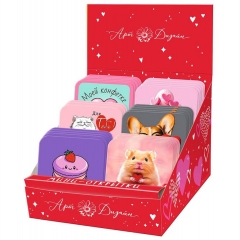 Коробочка мини-открыток, 120 шт. 7х7см., №258 (код.В), Арт&Дизайн, РФ