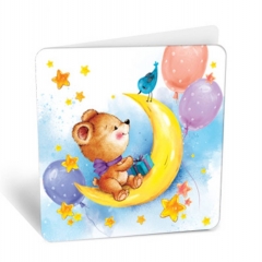 Мини-открытка Без текста (7,1х7см), "АВ-Принт", РФ