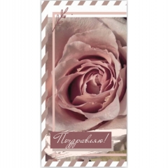 Конверт для денег "Поздравляю!", "Стильная открытка", РБ