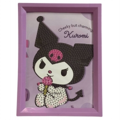 Мозаика из страз на подрамнике 13,5х18 см. "My Melody & Kuromi - 2", Китай