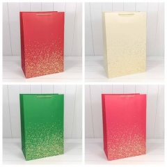 Пакет 42х64х24см. "Золотые вкрапления" 230г/м2, в асс, OMG Gift, Китай