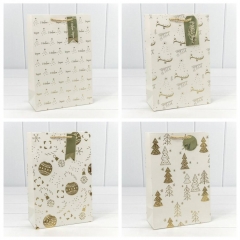 Пакет 20х30х10см. с тиснением"Новый год" 210г/м2, в асс, OMG Gift, Китай