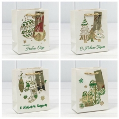 Пакет 12х15х6,7см.  "Новогодний" 210 гр., в асс., OMG gift, Китай