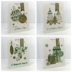 Пакет 50х55х20см. "Новый год" 210г/м2, в асс, OMG Gift, Китай