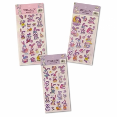 Наклейка дутик 10х22см. "Стелла Лу" в ассортименте, Китай