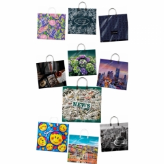 Пакет ПВД 37х34см./80мкм. (10шт), с пластик. ручкой  " МИКС-32", ООО "ИНТЕРПАК",  РФ