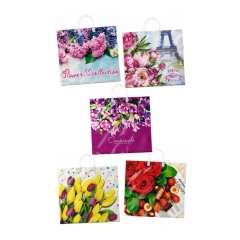 Пакет ПВД 38х35см./90мкм. (5шт), с пластик. ручкой  " МИКС-33", ООО "ИНТЕРПАК",  РФ