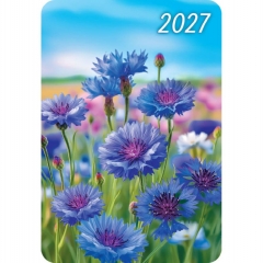 Карманный календарь 2027 "Васильки",  РФ