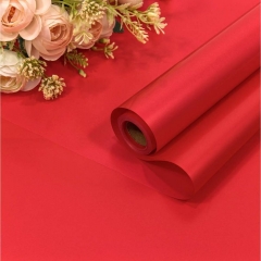 Плёнка 0,58х10м., матовая "Корейская", 55мкм., Красный, OMG gift, Китай