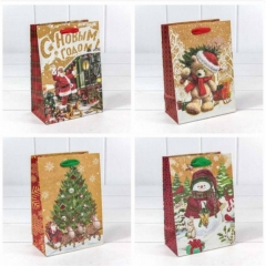 Пакет 12х15х6,7см. Крафт "Новогодний" 150 гр., OMG gift, Китай Пакет 12х15х6,7см. Крафт "Новогодний" 150 гр., OMG gift, Китай