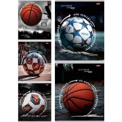 Тетрадь А5,48/кл. (белая бумага) "СПОРТИВНЫЕ МЯЧИ - 1", "Profit", РФ