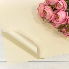 Плёнка в листах 60х60 см., (20 шт.), матовая "Корейская", 55мкм., Светло-песочный, OMG gift, Китай